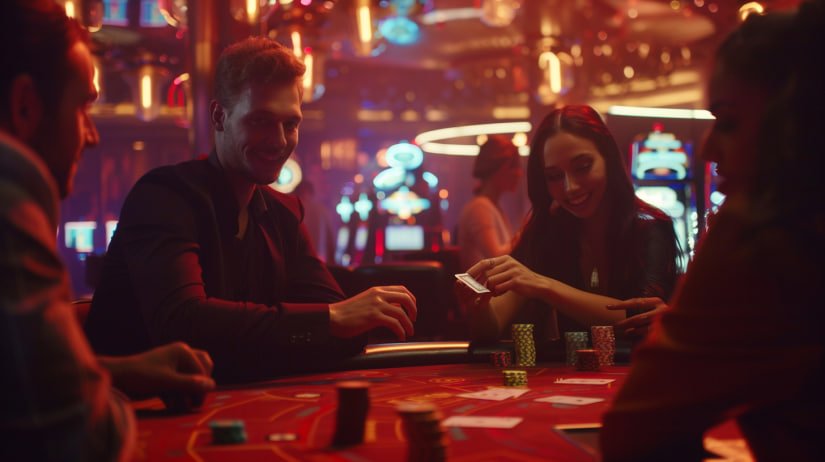 Live Dealer Baccarat ကတ်ဂိမ်း မြင်ကွင်း